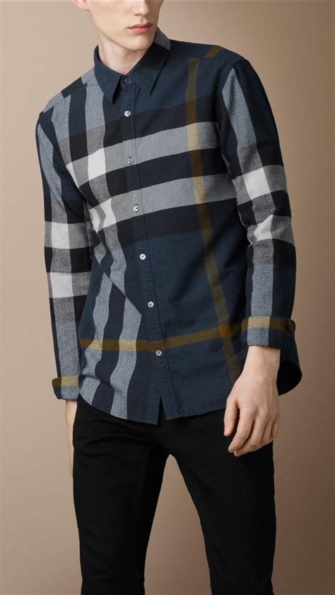 camisas burberry originales|burberry flannel men's.